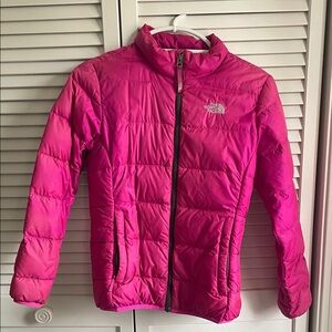 The North Face Kids Fuchsia Puffer Jacket